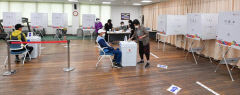 [포토뉴스] 한산한 대구지역 투표소