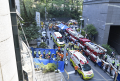 [범어동 화재] 화재 현장 탈출 시민 