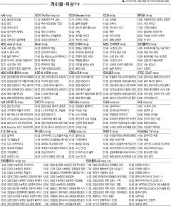 6월14일(화) 케이블·위성TV 편성표