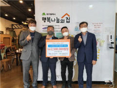 캠코 대구경북지역본부, 쪽방 이웃 위한 기부금 전달