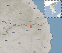봉화 동북동쪽  26km 지역에서 규모 2.3 지진 발생