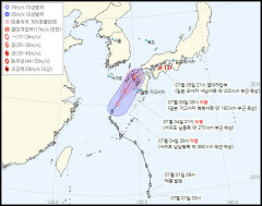 태풍 에어리는 비켜갔지만 폭염·소나기 지속