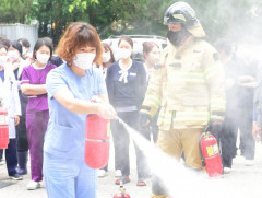 [의료계 소식] 굳센병원, 수성119안전센터와 합동 소방훈련