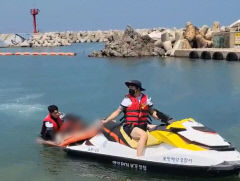 경북 경주 나정항 앞바다서 익수자 1명 구조
