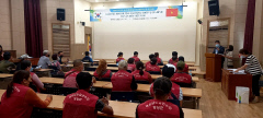 영양군, 외국인 계절근로자 144명 입국 인력난 해소