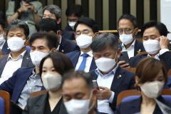 부결됐던 민주당 당헌 개정한 당무위원회 재상정 끝에 의결…26일 중앙위에 다시 상정 예정