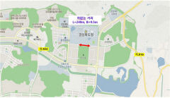 경북도청 앞 천년숲 동·서로, 9월부터 매 주말 '차 없는 거리'로 운영