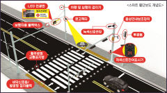 대구 동·달서구에 스마트 횡단보도 설치…'보행자 안전도' 높여