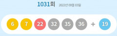 제1031회 로또 1등 8게임...당첨금 각각 32억1천395만원