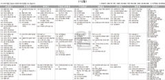 9월12일(월) TV 편성표