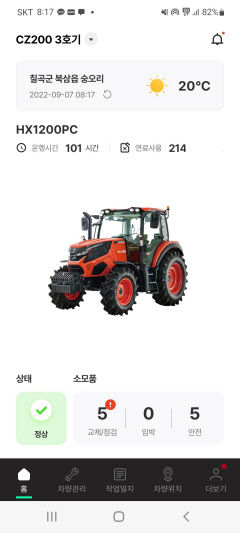 대동 농기계 제어·관리 '스마트 커넥트' 서비스 확대