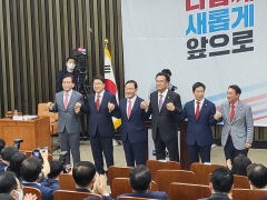 [속보] 국민의힘 주호영 의원, 원내대표에 선출