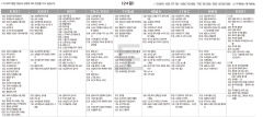 9월24일(토) TV 편성표