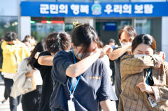 [포토뉴스] 드론을 이용한 테러 대비 충무 실제훈련 실시