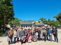 [동네뉴스]노태우 전 대통령 생가마을 어르신들의 가을 나들이