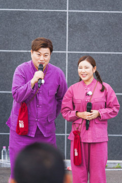 송가인X김호중 '복덩이들고' 캐미폭발 첫 촬영 스틸 컷 공개…내달 9일 방송