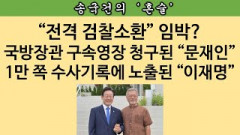 [송국건의 혼술] 전격 구속영장 청구된 서욱 전 국방장관, 김홍희 전 해경청장. 왜?