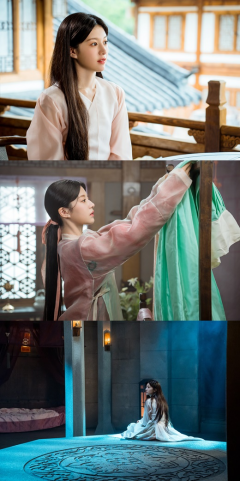 '환혼2' 고윤정 스틸 공개, 낙수의 얼굴을 한 신비한 여인 등장