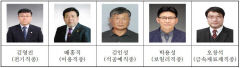김영진·배홍직·김인성·박용성·오창석씨 경북도 최고장인 선정