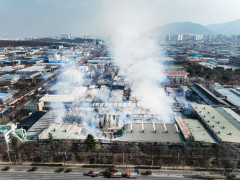 대구 성서산단 종이가공공장 화재 10시간만에 완전 진화(종합)