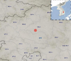 안동 남서쪽서 규모 2.6 지진 발생 