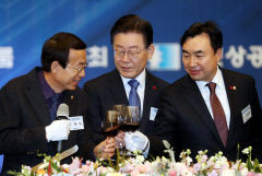 새해 맞아 지역구 인천 찾은 민주당 이재명 대표