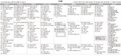 1월6일(금) TV 편성표