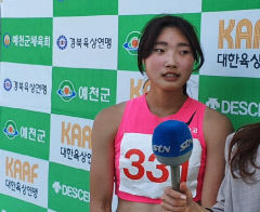 여고 최강 피지컬 신현진, 포항시청 육상팀 입단…양예빈과 경북 더비 성사