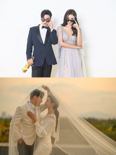 정인영·윤석현, 꿀 떨어지는 웨딩화보