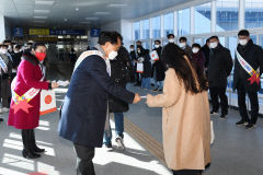 박남서 영주시장, 설 연휴 첫날 민생현장 소통 나서