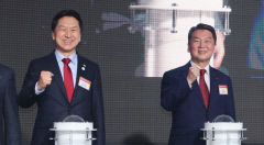 나경원 빠지자 안철수 당대표 지지도 2배 급등…김기현-안철수 양강 구도 형성