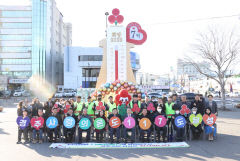 경주 사랑의 온도탑 117도 달성…기부 한파 없었다