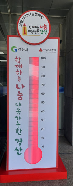 경산시, 경기침체속 '사랑의 온도' 115℃ 달성