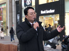 '이준석계' 당권 주자 천하람, 대구 찾아 밤샘 유세