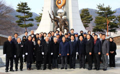 경북보훈단체協, 영양 호국공원 내 충혼탑 찾아 참배