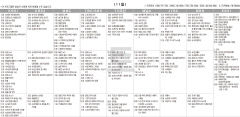 2월11일(토) TV 편성표