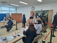 투표 시작 30분만에 투표율 50% 돌파…대구 달성군체육회장 선거 '후끈후끈'