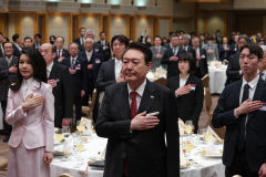 허미미, 尹재일동포 만남서 체육 대표로 참석…