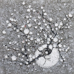 한지 위 작은 우주, 생명의 힘 꽃피우다… 회화작가 전병현 Blossom展