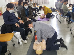 경산경찰서, 경일대와 협업 경찰 대상 심폐소생술 교육