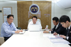 [尹국빈방미 동행취재] 尹 공군1호기서 수단 교민 구출작전 지휘