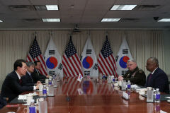 [尹국빈방미 동행취재]펜타곤·NMCC 방문한 尹…워싱턴선언 이은 안보행보