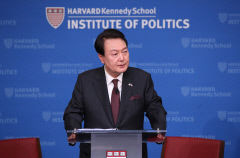 [尹대통령 하버드 연설 전문] 尹 자유수호의지 표명 , 디지털시대 자유 규범 정립도