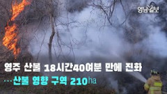 [영상뉴스]경북 영주 산불 18시간40여분 만에 진화 | 영남일보