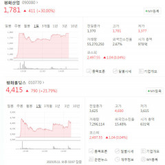 '자동차 부품 생산' 평화산업 상한가, 평화홀딩스·모비스·CSA코스믹 급등