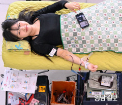 [포토뉴스] 헌혈자의 아름다운 미소
