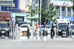[포토뉴스] 최고기온 32.9℃ 대구에 피어오르는 아지랑이