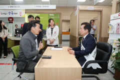 권기창 안동시장, 국민건강보험공단 일일 명예 지사장 활동