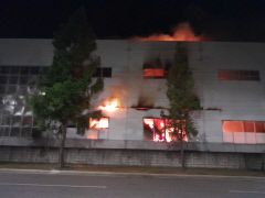 대구 달성군 구지면 한 샌드위치 패널 제조업체서 불