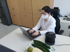 포항교육지원청, 학교급식용 식재료 방사능 전수 검사 실시